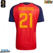 Spania Mikel Oyarzabal #21 Hjemmedrakt VM 2026 Kortermet